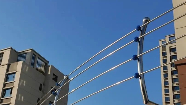 你見過弧形的不銹鋼電子圍欄嗎？